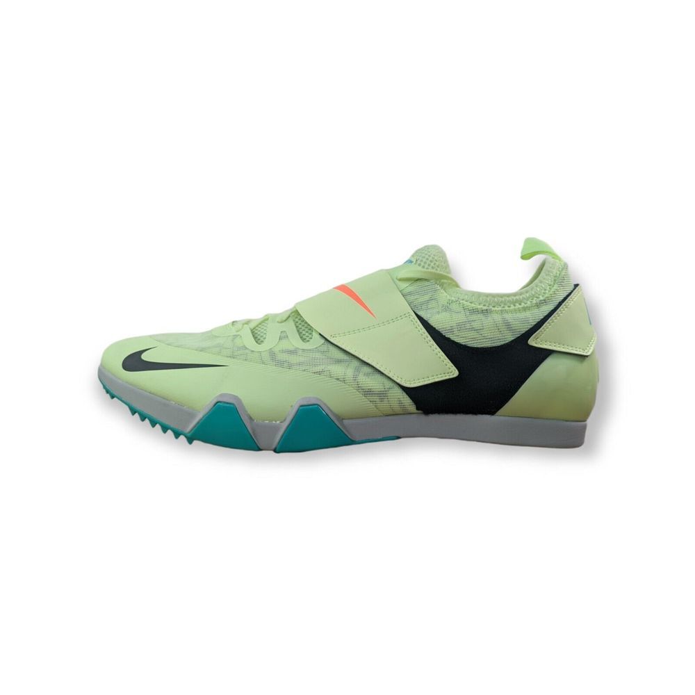 Nike Pole Vault Shoes Men's Size 14 Green Elite Track Field Spikes Volt AA1204-7